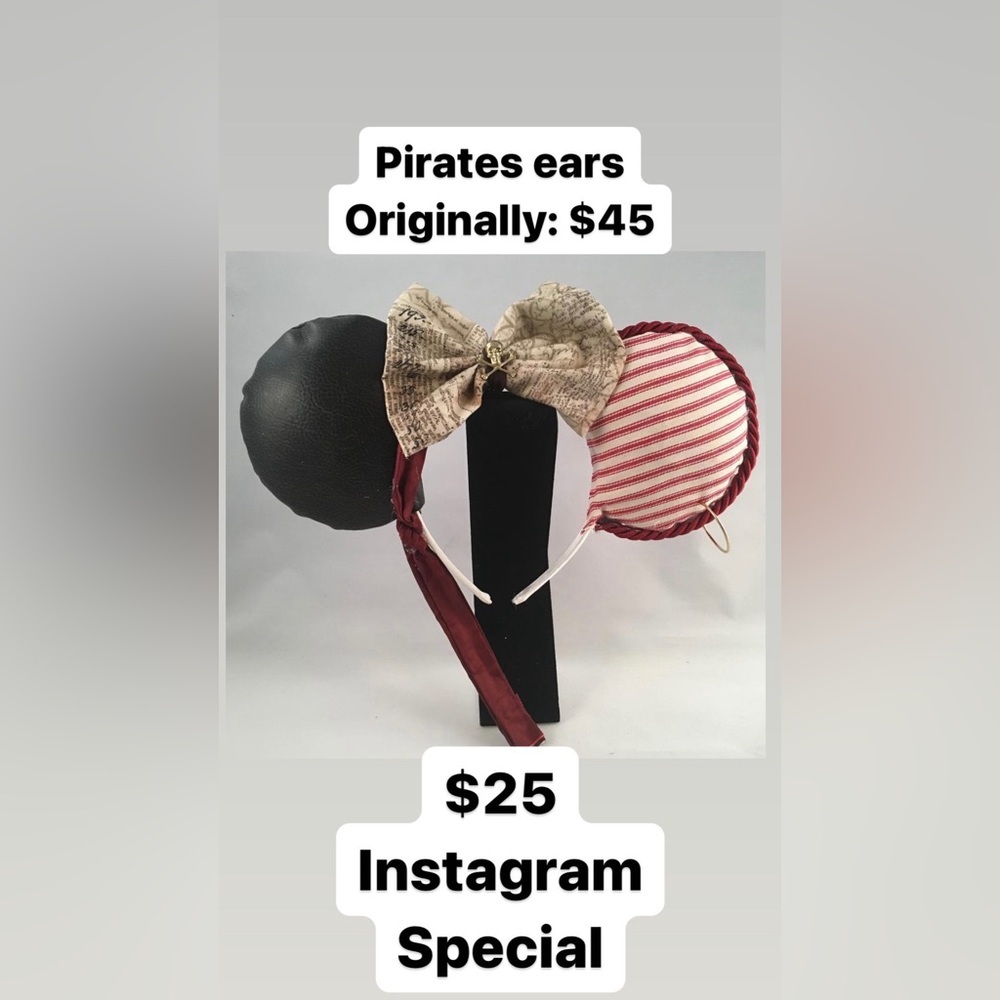 Disney Theme Park Ears! HANDMADE, one of a kind